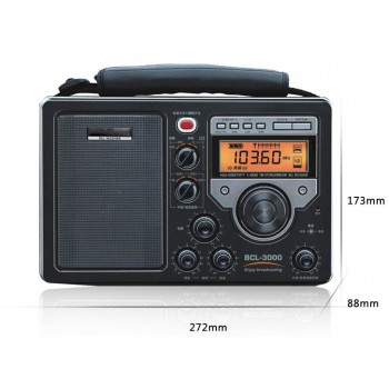 BCL-3000 FM / MW / SW 5-band full band radio