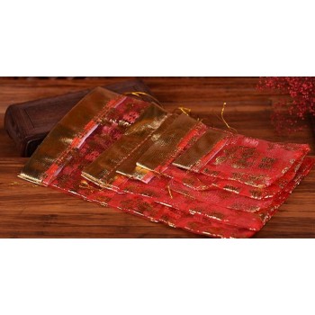 50pcs Chinese style wedding yarn favor bag