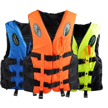 580D Polyester + EVA foam lifejackets