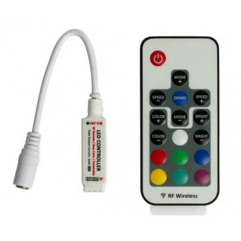 5V - 24V Mini Remote RGB Controller for LED Strip Lights