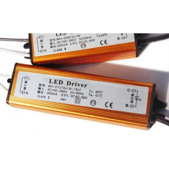 6-38W waterproof aluminum LED driver for ceiling lights