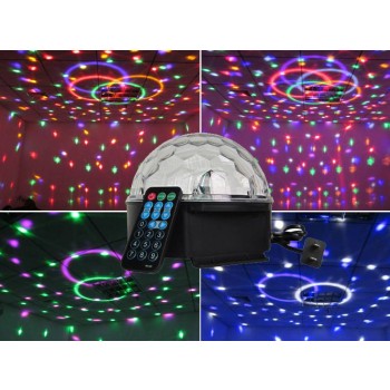 6-color LED crystal ball stage laser lights