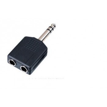 6.5mm 1 to 2 audio adapter / microphone one to two
