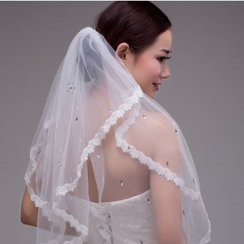 72cm lace bridal veil
