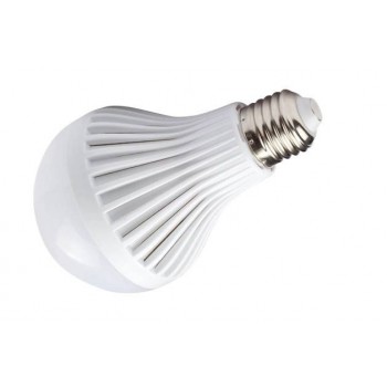 7W E27 glass shade LED ball light bulb