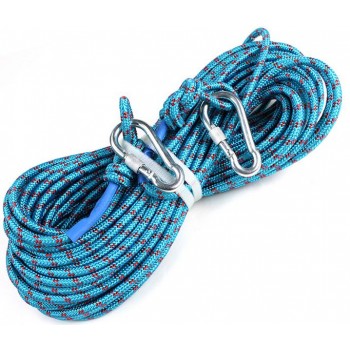 8mm polyester + steel wire climbing rope