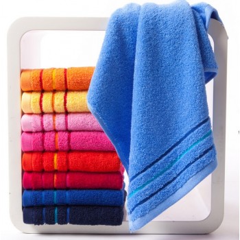 8pcs striped multi-colored towels