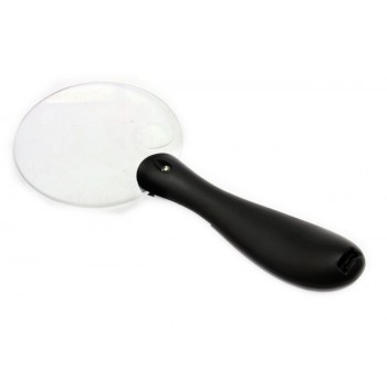 8X LED frameless handheld magnifier