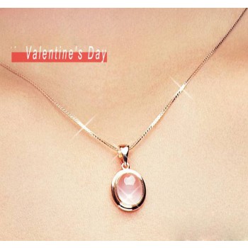 925 silver rose gold plated jewelry pendants