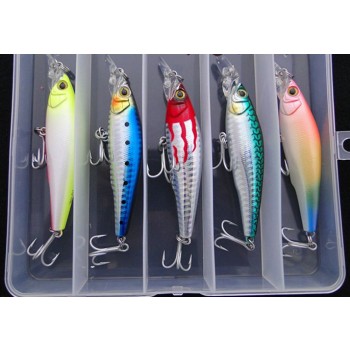 9cm 16g fishing lure set with storage box