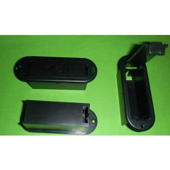 9V square battery case / vertical 9V battery case