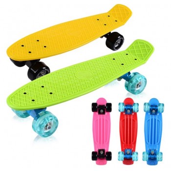 ABS + Aluminum + PU four wheels skateboard