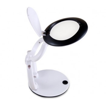 Acrylic Desktop 3LEDs 10X Mini Magnifier