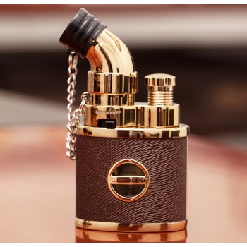 Alloy retro gas cigar lighter