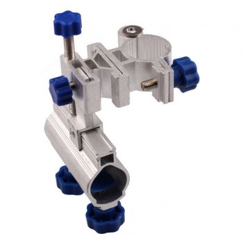 Aluminum adjustable fishing rod holder
