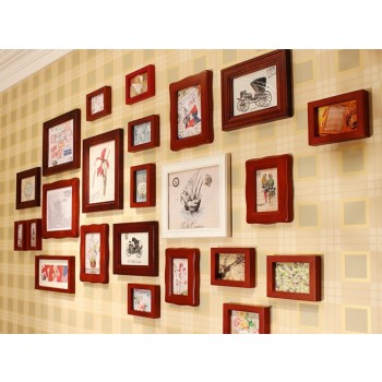 American style retro photo frame combination