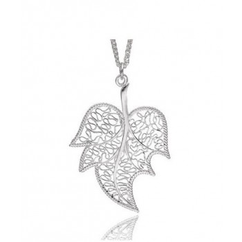 Ancient palace Maple Silver Pendant