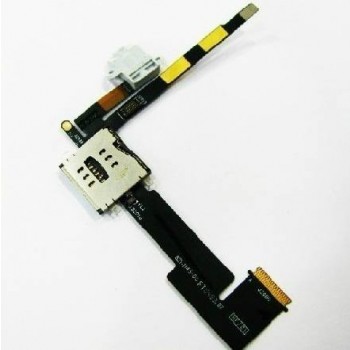 Audio + SIM card slot + camera flex cable for ipad 2