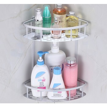 Bathroom triangular debris racks