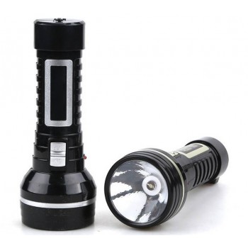 Black 0.5W Rechargeable LED Flashlight