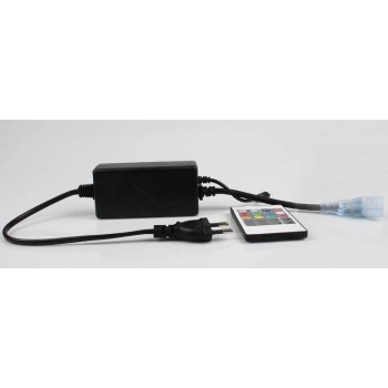 Black wireless remote RGB Controller for LED Strip Lights