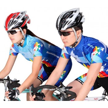 Breathable short -sleeved cycling clothing kit