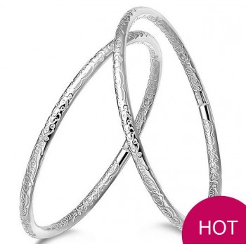 Carmen Open Bracelets in sterling silver