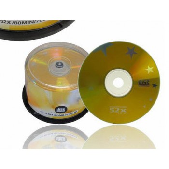 CD-R 52X blank Media Recordable Disc 50 pack