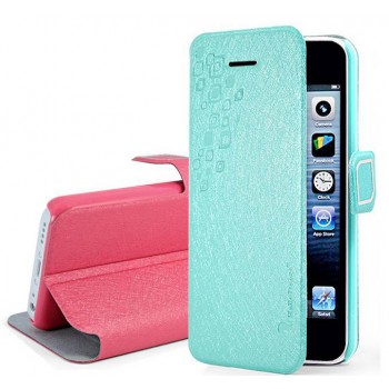 Cell phone leather case for iphone 5c