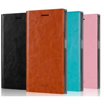 Clamshell leather case for ZTE N939ST
