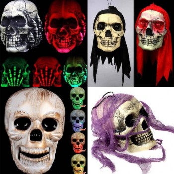 Colorful LED Skull Head