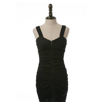 Condole belt fashion metal zipper cultivate one's morality sexy club wear