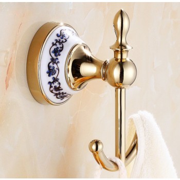 Copper European style bathroom hooks