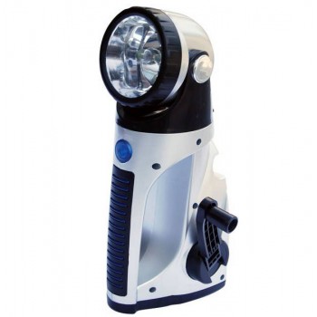Crank Dynamo LED Flashlight + camping lights