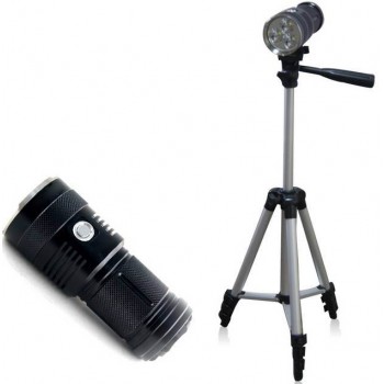 CREE XML-T6 * 3 Rechargeable LED Flashlight for fishing