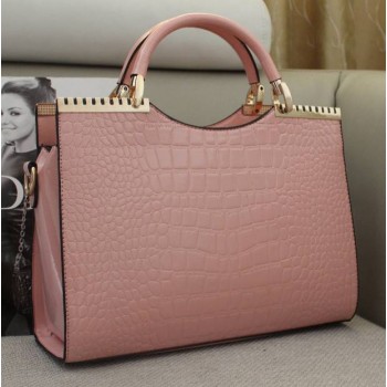 Crocodile grain light coat of paint summer high-end 2014 women handbag