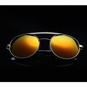 Dazzle colour reflective sunglasses