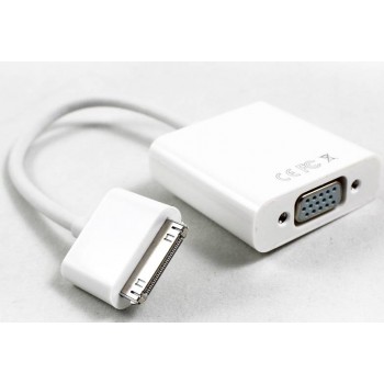 Dock Connector to VGA adapter for iPhone 4S iPad 2 3