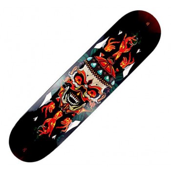 Double warping professional skateboard deck