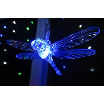 Dragonfly Curtain LED holiday lights