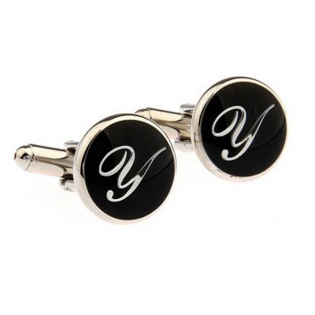 English letters Y cufflinks