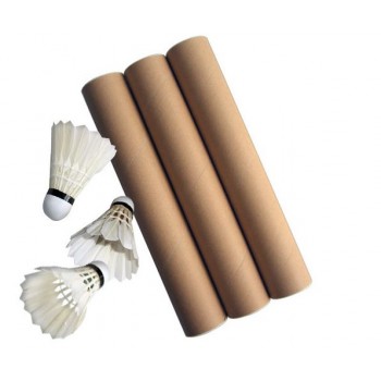 Entry-level 12pcs goose feather badmintons