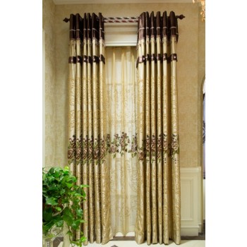 European style exquisite embroidered curtains