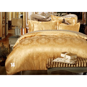 European style luxury cotton satin 4pcs bedding sheet set