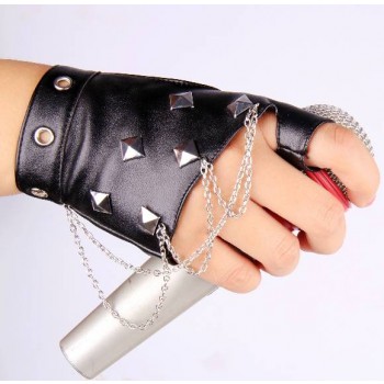 Fashion street dance club foster gloves