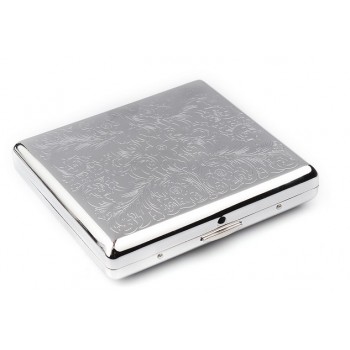Floral copper cigarette case