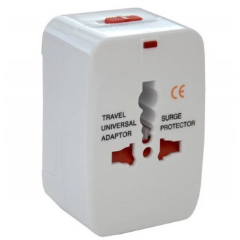 Folding universal travel adapter