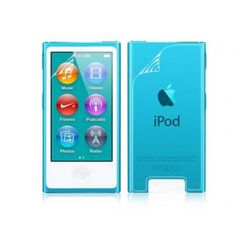 Front Screen protector + back film for iPod Nano 7