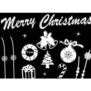Glass sticker for Christmas