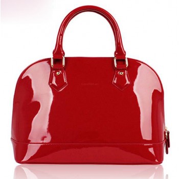 Gorgeous wine red fashion women's bag